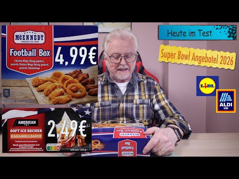 #4 Super Bowl 2026 - Football box from Lidl and an ice cream from Aldi Süd - Frozen ready meal