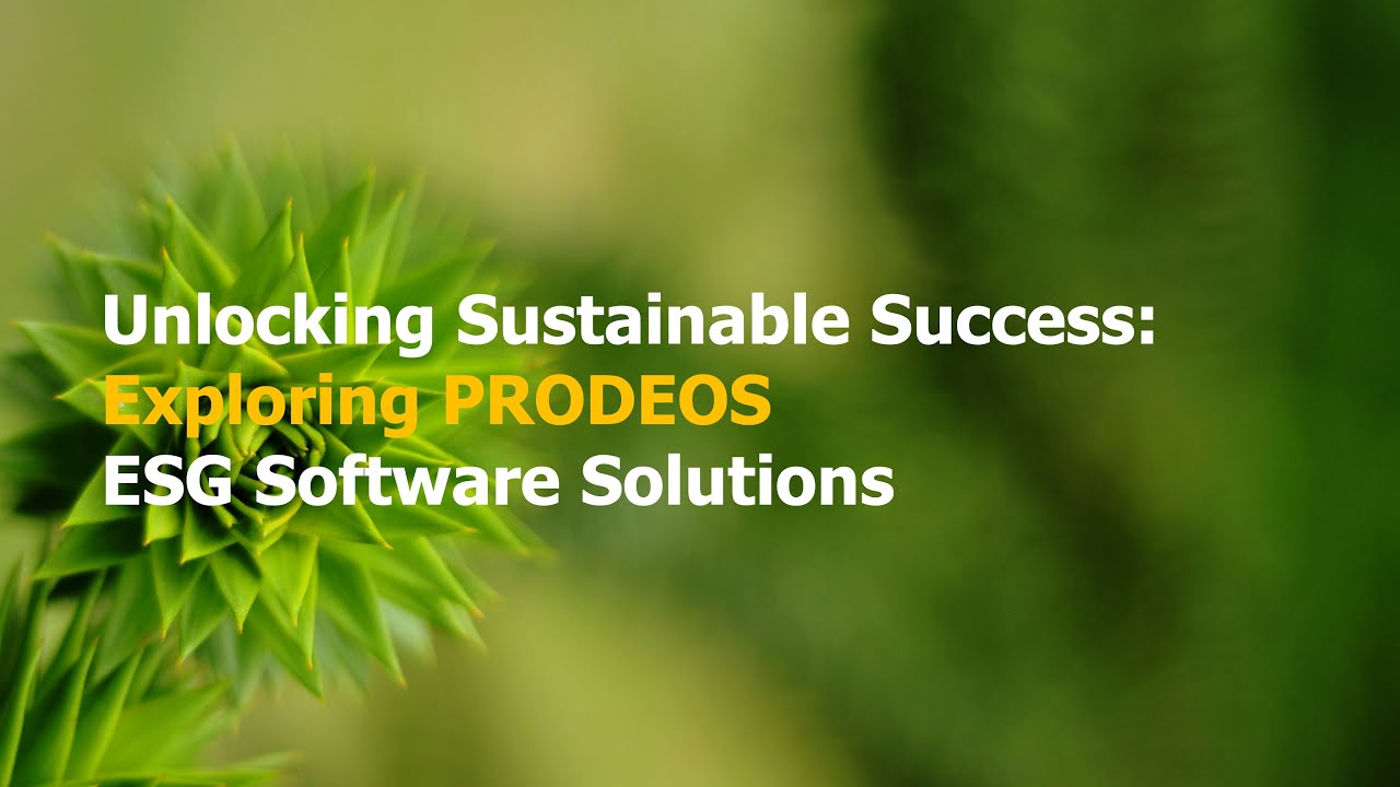 Unlocking Sustainable Success: Exploring ESG Software Solutions