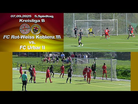 Kreisliga B: FC Rot-Weiss Koblenz III vs. FC Urbar II