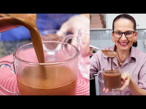 I MADE THE CREAMIEST HOT CHOCOLATE EVER IN 1 MINUTE! INCREDIBLE AND DELICIOUS! - Isamara Amâncio