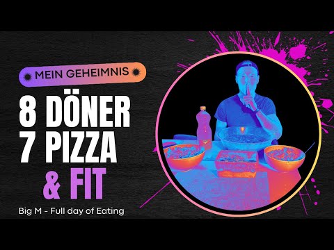 DAS IST MEIN GEHEIMNIS 🤫: Das ESSE & MACHE ich um FIT zu bleiben - Big M FULL DAY OF EATING 🍽️