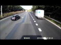 Car vs truck crash E40 Aalter (Belgium)
