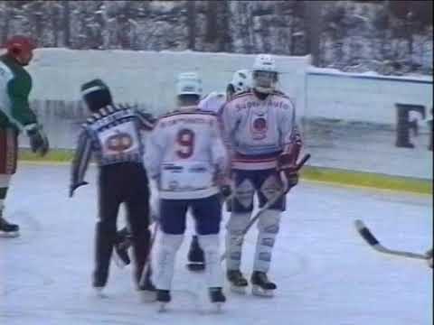 Ishockey. IF Pucken - UU  (Uurainen)  16.2.1991 / Larsmo När-TV