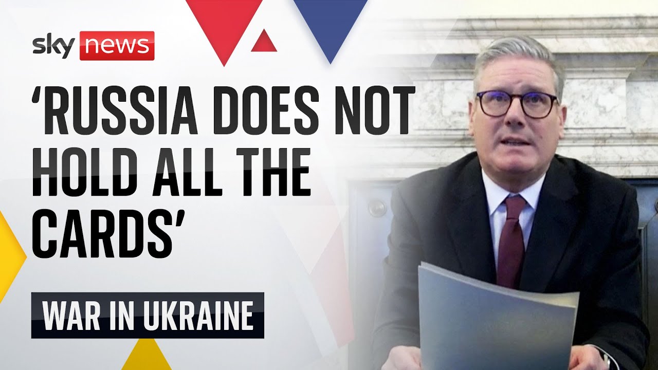 'The UK is with you': Prime minister pays tribute to Volodymyr Zelenskyy's leadership