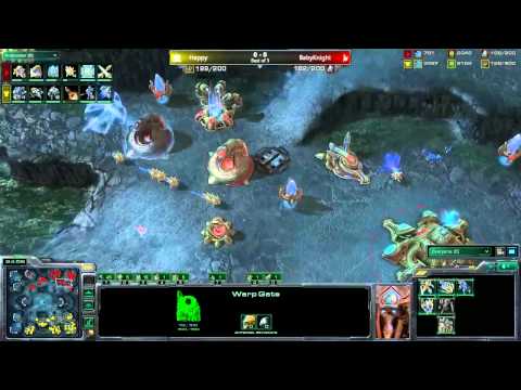 TSL4 EU Qualifier - BabyKnight (P) vs Happy (T) - Game 1 - Best of 3