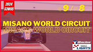 ミサノ・サーキットをSUPER FORMULA LIGHTSで走る生放送 / #iRacing 2024S3W5 Misano World Circuit