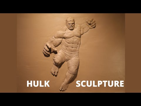 Hulk Sculpture Timelapse