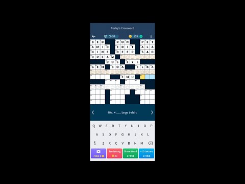 Daily Themed Crossword - TV Wednesdays Crossword - YouTube