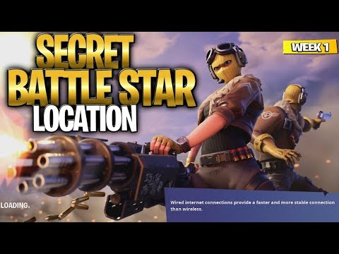WEEK 1 SECRET BATTLE STAR LOCATION GUIDE! - Fortnite Find the Secret Battle Star in Loading Screen 1