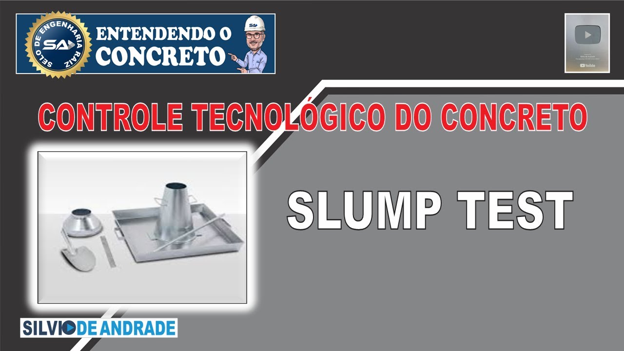 SLUMP TEST DO CONCRETO DA ESTRUTURA - 12/07/2024