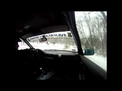 Zimowy Rally Oes o Puchar Wójta Gminy Dębno. bartek sacha BMW 318 ti onboard