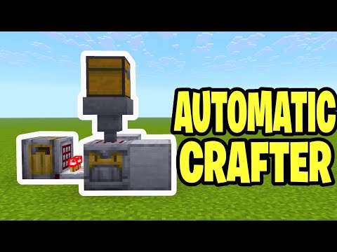 How To Make Automatic Crafter In Minecraft! - Java & Bedrock