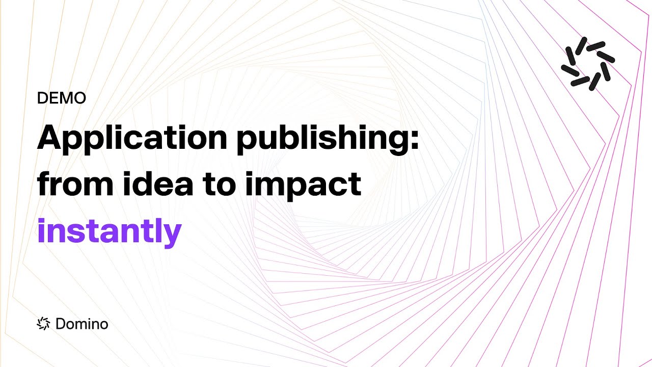 Domino Apps demo: instantly share insights with secure, no-code applications