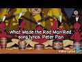 What Makes The Red Man Red Song Lyrics Peter Pan