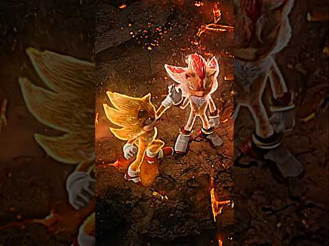 Sonic vs Shadow 💀😱 | Sonic The hedgehog | Montagem supersonic slowed #sonic #edit #shorts