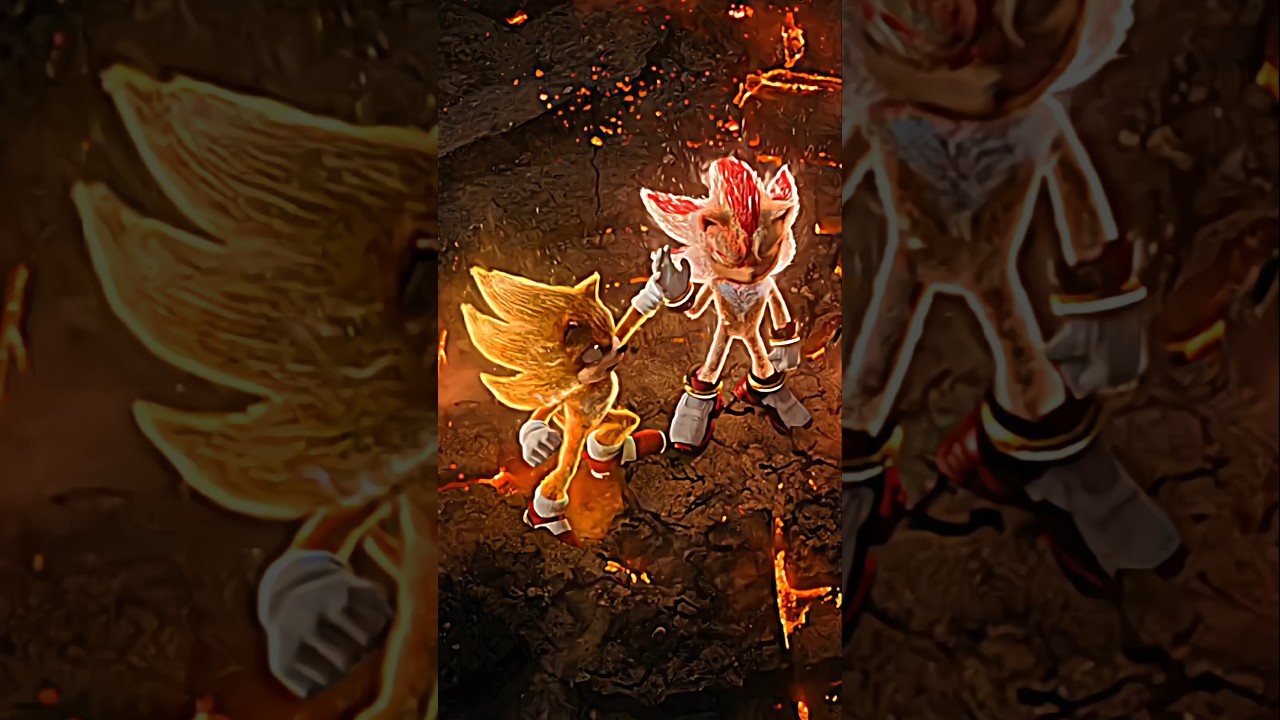 Sonic vs Shadow 💀😱 | Sonic The hedgehog | Montagem supersonic slowed #sonic #edit #shorts