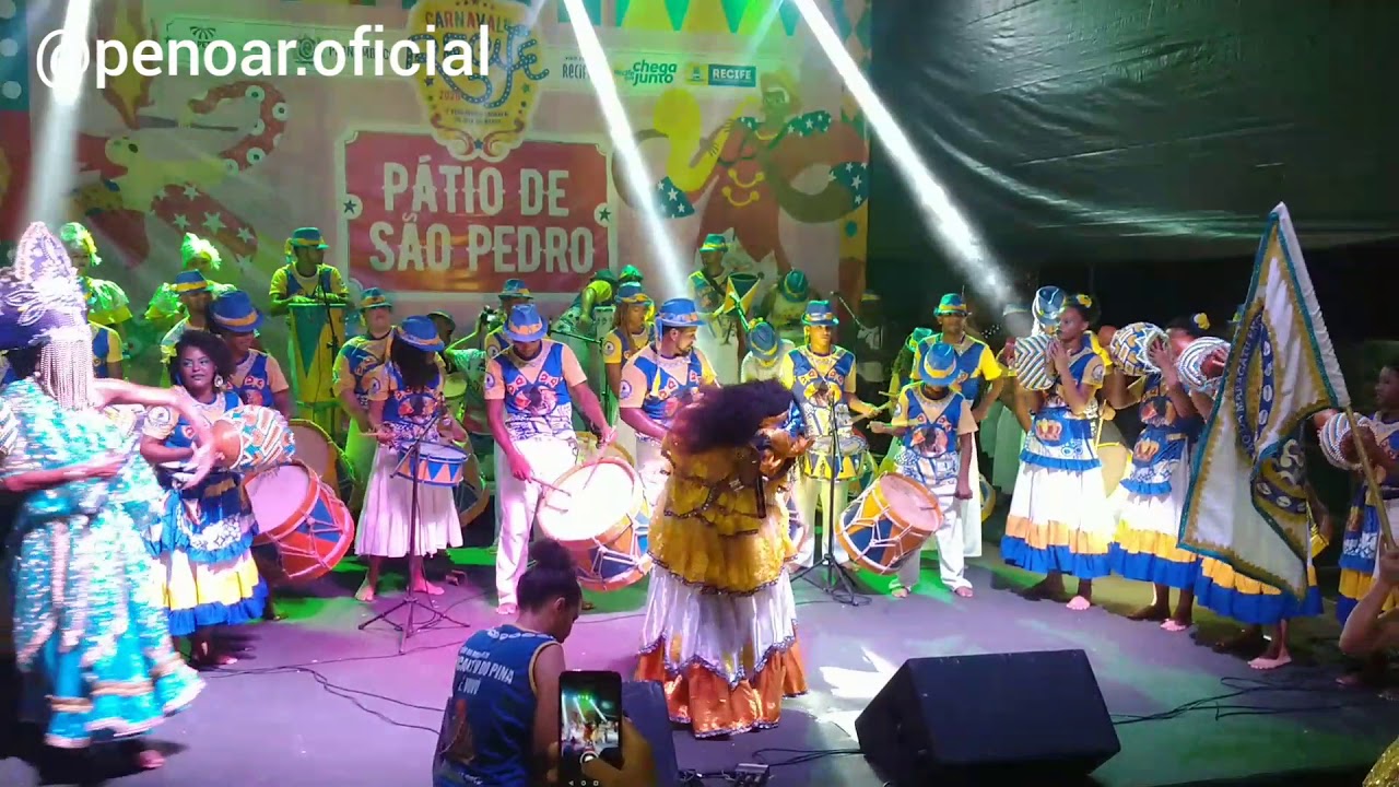 NAÇÃO DO MARACATU ENCANTO DO PINA SHOW NA TERÇA NEGRA ESPECIAL DE CARNAVAL 28/01/2020 PARTE 01