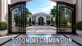 $250M Mega Mansion in Turkey  Luxury House Tour in Mugla