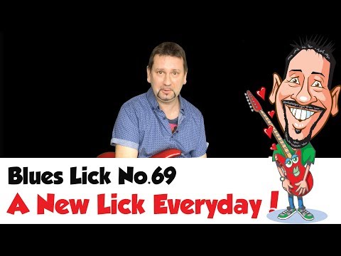 2nd position E lick - Daily Blues Licks #69
