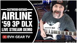 Video thumbnail for PT 2 Eastwood Airline '59 3P DLX Demo With Tube Amp by Music Gear Network