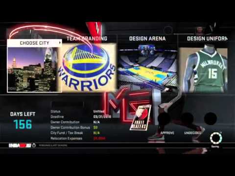 nba 2k16 Portland Trail Blazers MyGm EP.1 INTRO
