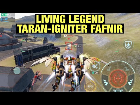 Taran-Igniter Fafnir "Living Legend" FFA Gameplay | War Robots Champion League Free-For-All