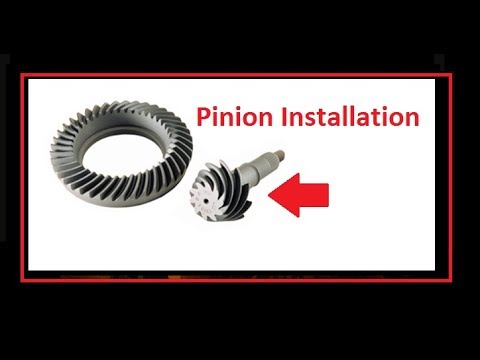 Setting the pinion, crush sleeve install . How to install ring and pinion gears