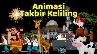 Download lagu Animasi Takbir Keliling Idul Fitri 1444 H  / 2023 mp3