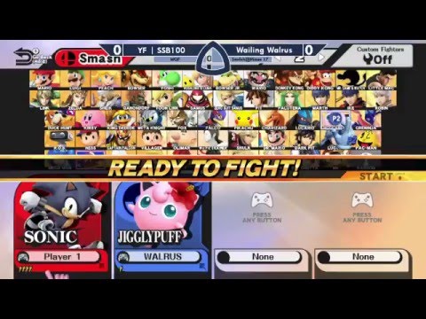 Sm4sh@Mines 17 - YF|SSB100 (Olimar) Vs Wailing Walrus (Jigglypuff, Villager) - Winners Quarterfinals