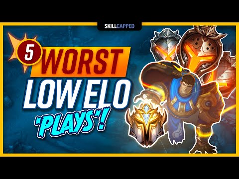 Top 5 WORST LOW ELO Plays of The Week! - League of Legends
