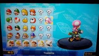Mario Kart 8 Wii U Gameplay - Unlocked Toadette