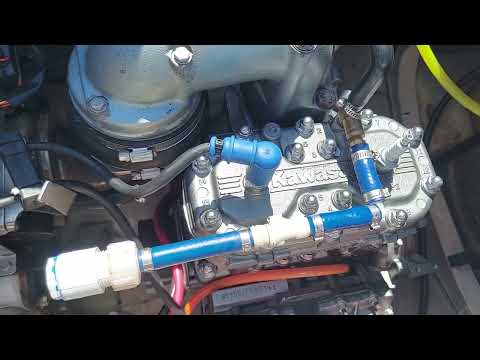 How to run a Kawasaki Jet Ski on a hose. 750 SS