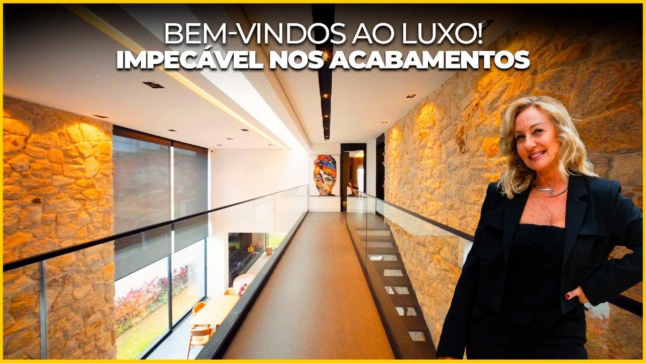 Casa nova e mobiliada à venda no Villa Solaia com 4 suítes e lazer completo