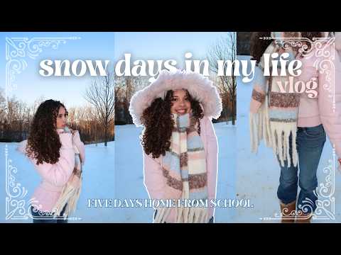 SNOW DAYS IN MY LIFE ❄️ | Cozy Week, Big Callback Audition, Ice Storm & Family Time