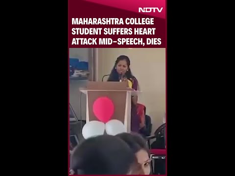Maharashtra College Student Suffers Heart Attack Mid-Speech, Dies