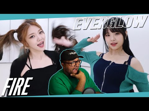 EVERGLOW 'FIRE' Dance Practice REACTION | E:U IS SO FINE 😍