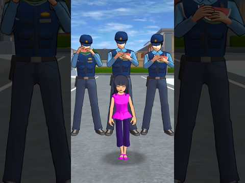 Polisi lapar dan makan semangka 🤣#shorts #sakuraschoolsimulator #shortvideo #viral