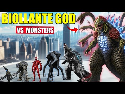 Biollante Godzilla vs Giant Monsters | 3D Monster Size Comparison 2026