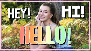 ♡ Georgia Productions saying “Hey, hi, hello!” for 1 minute straight... ♡