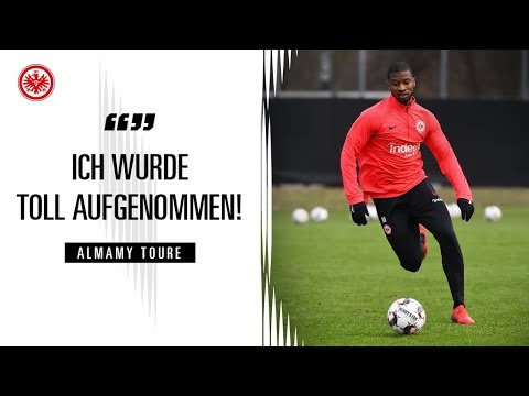 Almamy Toure über erste Trainingswoche | Eintracht Frankfurt