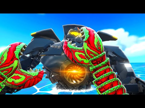 CRUSHING a Mech with New Kaiju Claws - Block Buster VR
