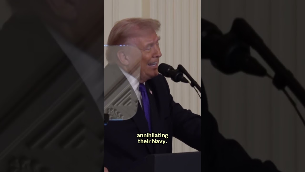 Video | Trump says the US-Israel attack on Iran 'was our last, best chance to strike'