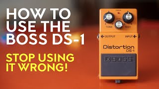 Video thumbnail for How to use the Boss DS-1 - Stop using it wrong! - Amazing tones with iconic distortion by We As A Company