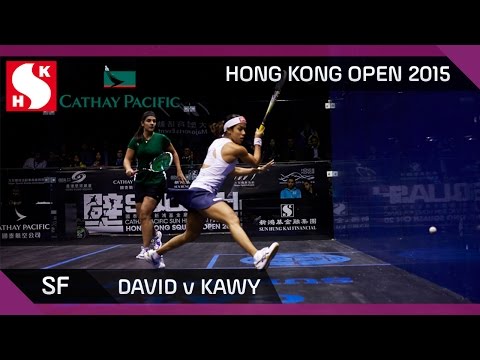 Squash: Hong Kong Open 2015 - Women's SF Highlights: David v Kawy