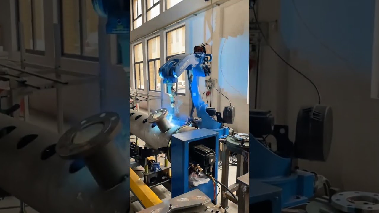 Robotic welding | Robotic assembly #welding #roboticwelding #robotics #manufacturing #migwelding