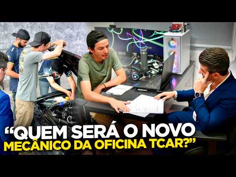 Choosing the new mechanic for TCAR with the help of Ricardinho ACF.