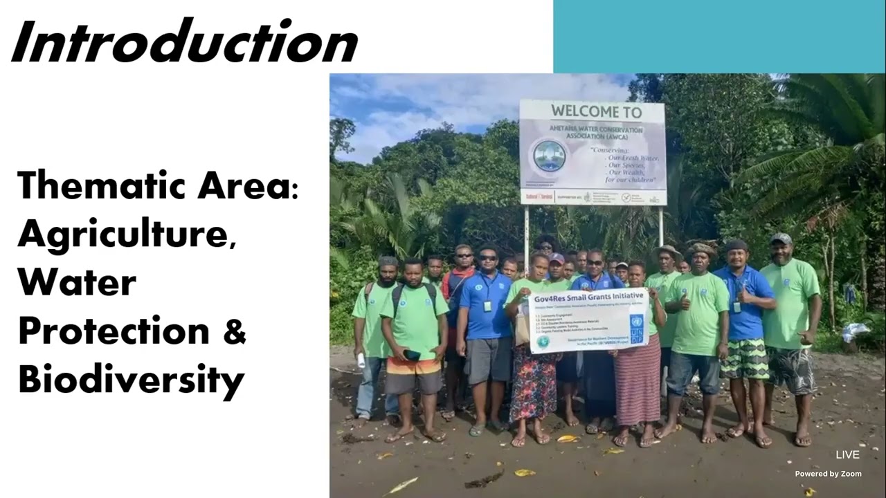 Partnership Framework Panel   Agriculture, Water Protection and Biodiversity