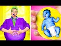 Boy Gets Pregnant | Pregnant Joker's Struggles | Avatar Controls My Life For 24 Hours by Ha Hack