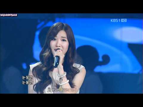 Davichi - Don't Say Good Bye LIVE [eng sub + kara roman]