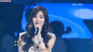 Davichi - Don't Say Good Bye LIVE [eng sub + kara roman]